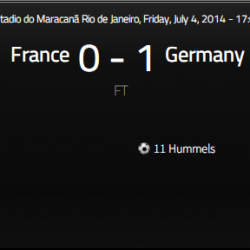 2014年ブラジルW杯　決勝トーナメント準々決勝　フランスVSドイツ　考察
