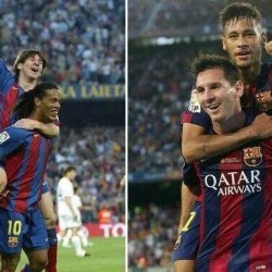 ロナウジーニョからメッシへ、メッシからネイマールへ