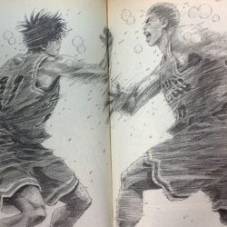 ✕スラムダンクを読むと　○スラムダンクを読み返すと